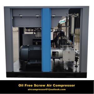 China screw 100 hp silent air compressors long life oil lubricant air compressor supplier