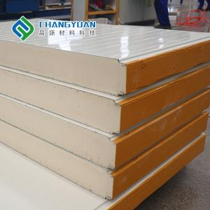 Durable PU Sandwich Wall Panel Anti Corrosion Sandwich Panel Polyurethane