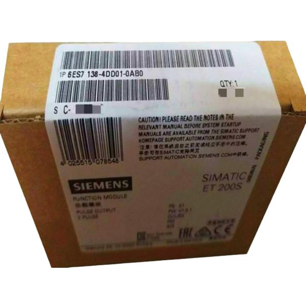 SIEMENS 6ES7138-4DD01-0AB0 SIMATIC DP, ELECTRONICS MODULE FOR ET 200S, 2 PULSES PULSE GENERATOR AND TIMER MODULE