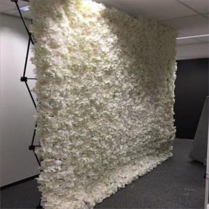 SX-020 Custom Wedding Decorations artificial silk flowers wall for wedding event backdrop decoration