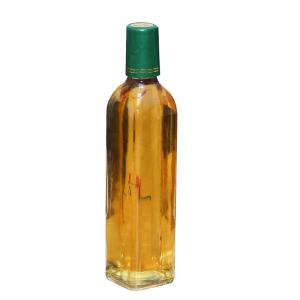 250ml / 500ml / 750ml Glass Olive Oil Bottle With Dust Cap Clear Color