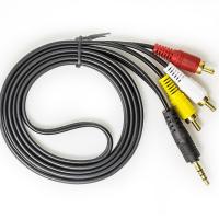 China ODM RCA Stereo Cable 3.5mm Male To Male Stereo Audio Aux Cable on sale