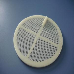 bâti en plastique fait sur commande de filtre en plastique 100mm plat de 5mm, services de moulage par injection