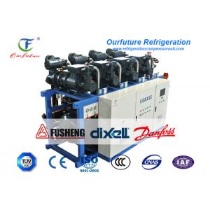 R404a Air Cooled Screw Chiller Tuna Fish -50 Centigrade Cooling