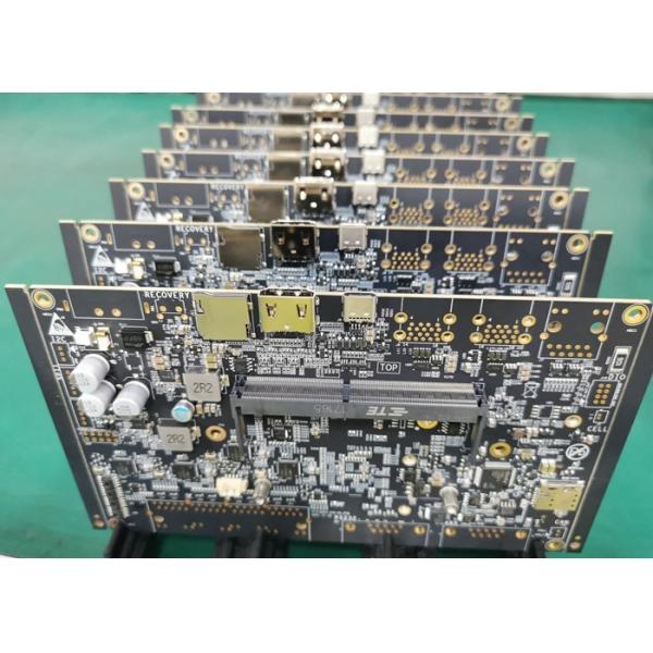 China L'immersion noire de l'électronique Fr4 a assemblé la carte PCB Smt pour le contrôle industriel supplier