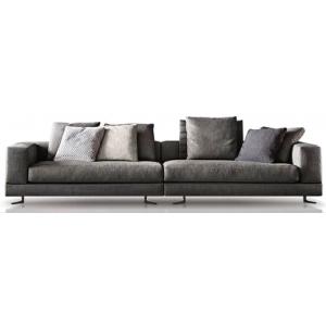 Long Grey Sectional Sofa Hotel Lobby Furniture Durability And Longevity