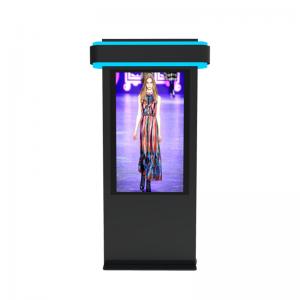 China IP65 Weatherproof Outdoor LCD Digital Signage 1100:1 Contrast Ratio supplier