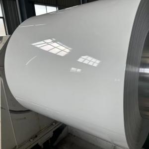 China 11-18 Inches Corrosion Resistant White Color Coated Aluminum Gutter Coil For Weather Protection And Building supplier