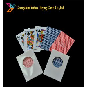 Cartes de jeu faites sur commande de cartes de jeu de casino de papier d'imprimerie imprimant des cartes de tisonnier