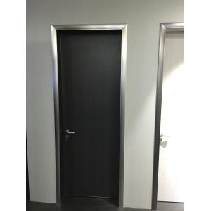China New design Aluminum frame foshan HPL apartment entrance door with modern style supplier