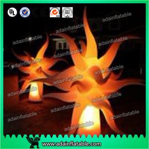 Event Decoration Lighting Inflatable Flame Model,Inflatable Pillar With LED Light