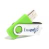 Durable Customized Promotional Gifts 2.0 Swivel USB Flash Drive / USB Disk