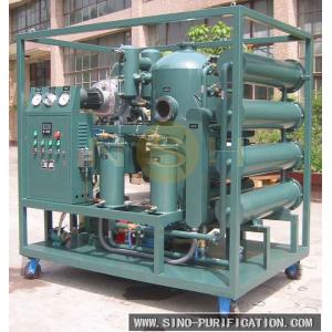 Vacuum Insulation Oil Recycling Plant Transformer Oil Purification Machine With Degassing / Dehydration