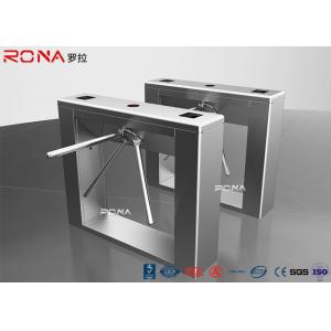 Half Height Pedestrian Turnstile Gate CE Approval With Network Access Control