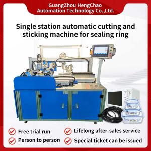 China colagem de corte automática de 300mm 400mm O Ring Maker Machine Single Station supplier