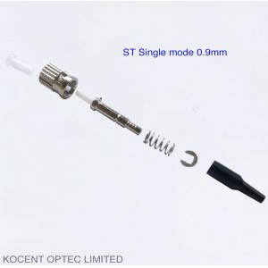Single Mode ST Fiber Optic Connector For ST Pigtail ST Patch Cord