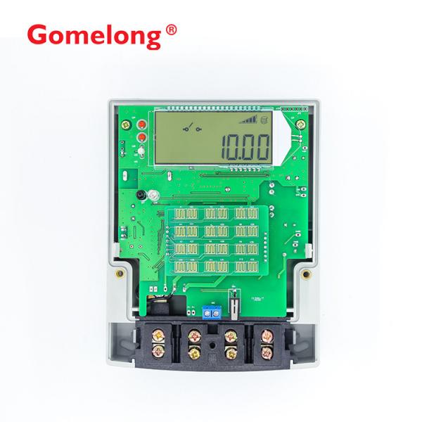 Single phase prepaid electric meter with RF & PLC &2 wires communications