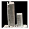 China Maqueta arquitectónica de rascacielos gemelos, modelo urbano integrado, arquitectura wholesale