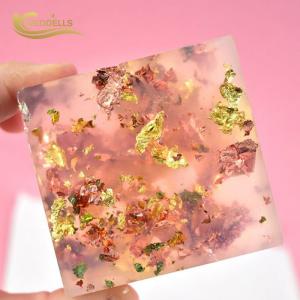 China Dried Flower FDA Transparent Soap Bars Smooth Skin Improve Mood Relaxation supplier