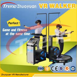 China Wonderful Full Motion Video Game 9D VR Simulator Treadmill For Shopping Park supplier