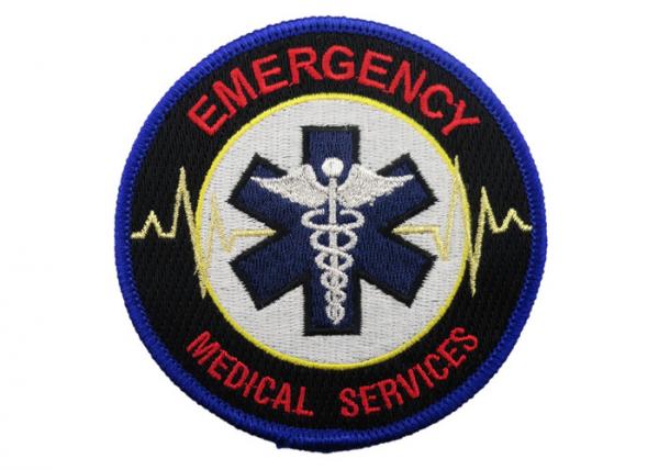 Medical Services Embroidery Patch, Custom Embroidery Patches With Iron Glue On