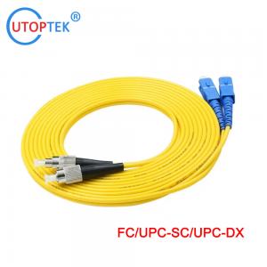 China SC/FC/ST/LC fiber patch cord 0.9/2.0/3.0mm UPC/APC LSZH1m/2m/3m/5m/10m/50m patch cord cable  customized supplier