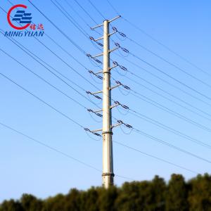 35 Kv High Tension Electric Power Transmission Tower Galvanized Steel