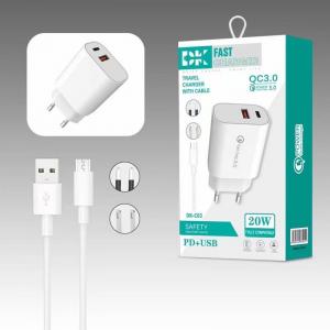 China 20W PD QC3.0 USB Charger Kits Travel Adapter For IPhone 13 12 supplier