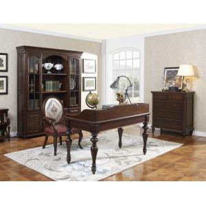 China Home Office Study room furniture Wooden Reading Writing desk Computer table with Storage cabinet and Bookshelf cabinet supplier
