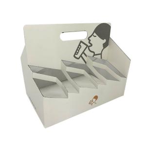 330ml Corrugated Shipping Boxes 6 Beer Bottle Cardboard Carrier Gloss Lamination