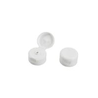 China PP Plastic 32mm White Flip Top Cap for Cosmetic Packaging Screw Cap Plastic Lids on sale