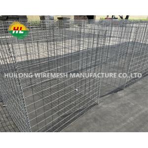 China 20 Cells Hesco Defensive Barriers Bastion Wall 2.21m Height 1.52m Width 32.5m Length Mil10 supplier