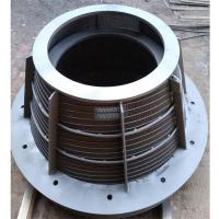 China 1500 Dimension Centrifuge Basket with Triangle Wedge Wire and Polishing on sale