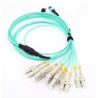 8 12 Core MPO MM OM3 OM4 Female to LC Fiber Optical Patch Cord