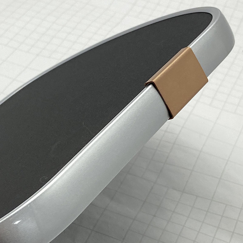 China HIGOOO Custom Boomstick Pickleball Paddle14/16mm Electroplated Shiny Edge Metal Weight Carbon Fiber Elongated Pickleball Paddle wholesale