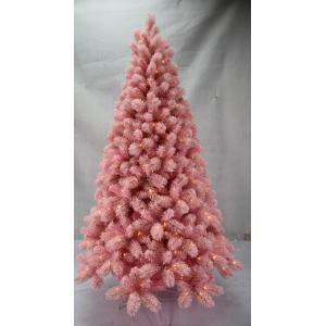 Pink 7FT Prelit Mix Cashmere PVC Decorative Tree