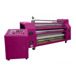 China Large Pressure Fabric Roll To Roll Heat Press Machine With Teflon Sheet supplier