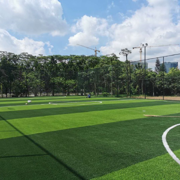 High-Density PE Material Artificial Soccer Lawn with 40-60mm Pile Height and 8 Years Service Life