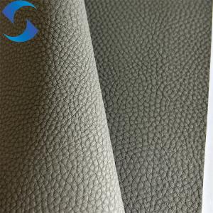 1.55mm PVC Synthetic Leather Fabric With Anti-Mildew And Embossed Pattern Economy