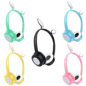China New LED Bluetooth Cat Ear Wireless Headsets Foldable Noise Cancellation Headset With Mic supplier