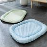 China Summer Cooling Latex Pet Mat PVC and Nylon Cat and Dog Sleeping Bed with Ice Silk Cool Feature Animal Pattern Pet Supplies wholesale