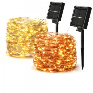 China 50/100/200/300/400 LED Solar Light Outdoor Lamp String Lights For Holiday Christmas Party Waterproof Fairy Lights Garden supplier