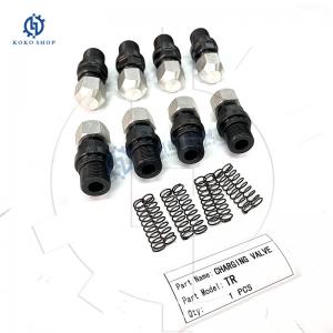 China TR20 TR30 TR40 TR60 TR100 Hydraulic Breaker Gas Charging Valve For Teisaku Rock Hammer Spare Parts supplier