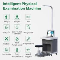 China Lcd Multimedia Advertising Bmi Health Check Kiosk Smart Fat Composition Analyzer on sale