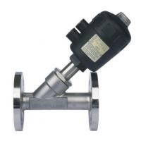 China Dn15-80 Pneumatic Flanged Angle Seat Valve CE/SGS/ISO9001 Specification on sale