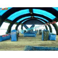 China 0.55mm PVC tarpaulin inflatable paintball tent, paintball field tent, paintball bunker on sale