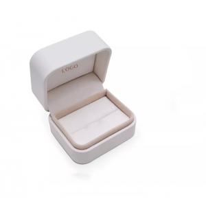 ODM Ring Gift Boxes Logo Printed Leatherette Magnetic Jewelry Boxes ISO9001