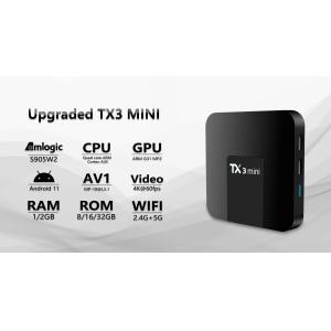 China ODM Android 6.0 Amlogic S905w2 Setup Box TX3mini Wifi2.4G 5G wholesale