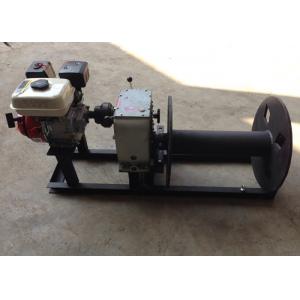 China Cable Winch Puller 3 Ton Gas Engine Powered Cable Drum Winch for Hoisting wholesale