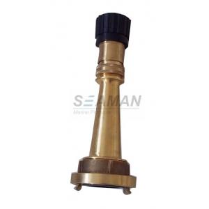 Jet Spray Brass Fire Hose Nozzles Copper For Marine Firefighting